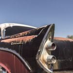 masina clasica ruginita