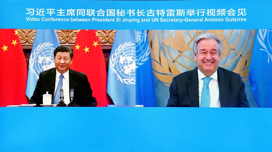 Xi Jinping Guterres