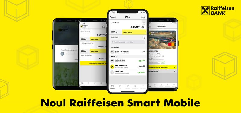 two Develop Lost Înrolarea clienţilor Raiffeisen Bank 100% online, în aplicaţia Smart Mobile  - Curierul National