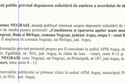 Anunt Negrasi