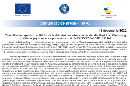 comunicat de presa Campulung final 16-1