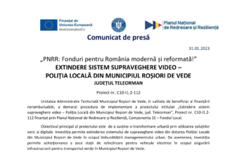 Comunicat de presă POLIȚIA LOCALĂ DIN MUNICIPIUL ROȘIORI DE VEDE-31