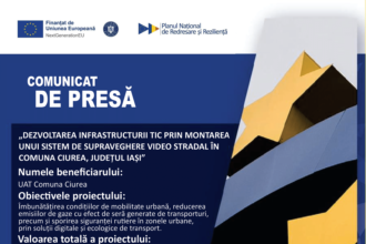 comunicat de presa cresterea performantei ciurea video stradal