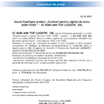 Anunt presa finalizare RARI Agri Food bun