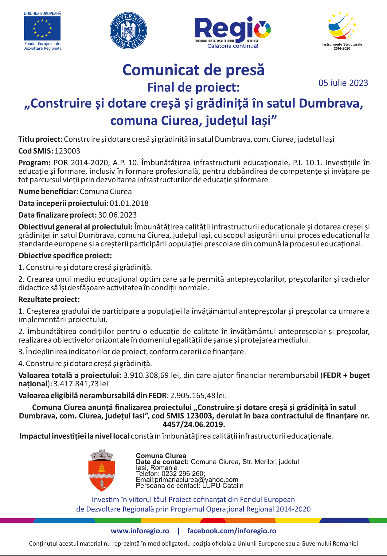 comunicat de presa final online DUMBRAVA 05 iulie-1-min