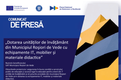 Comunicat de presa debut proiect Rosiori de Vede 2