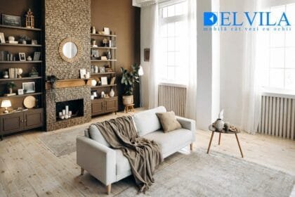 biblioteci living coperta