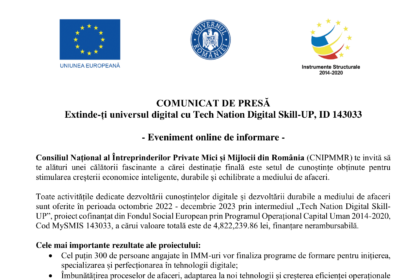 Articol _ Comunicat de presa Tech Nation Digital SkillUP (03)