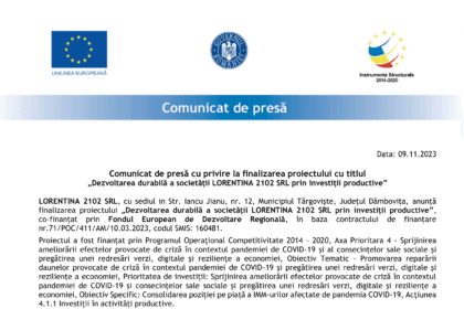 Comunicat LORENTINA 2102