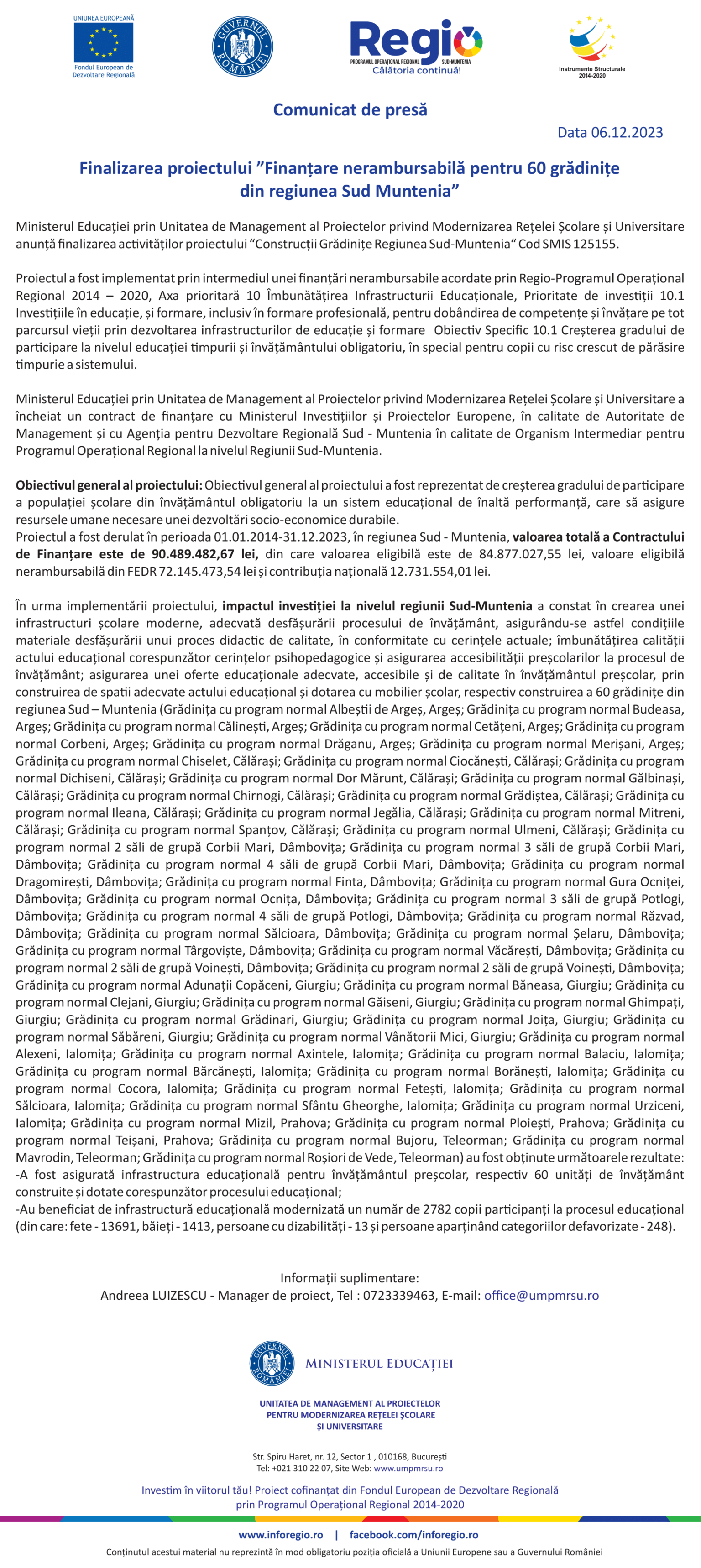 Comunicat de presa Sud Muntenia minister 6-1-min