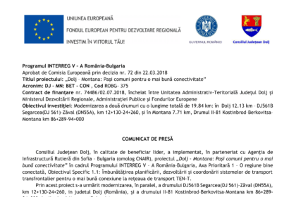 Comunicat presa IV ROBG-375 campanie constientizare