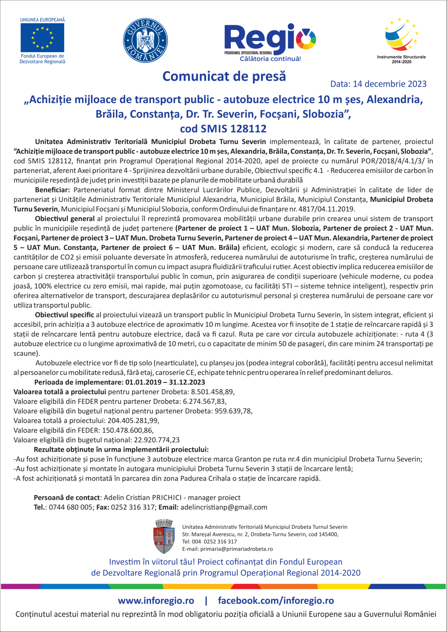comunicat de presa Drobeta 128112 -14 dec-1-min