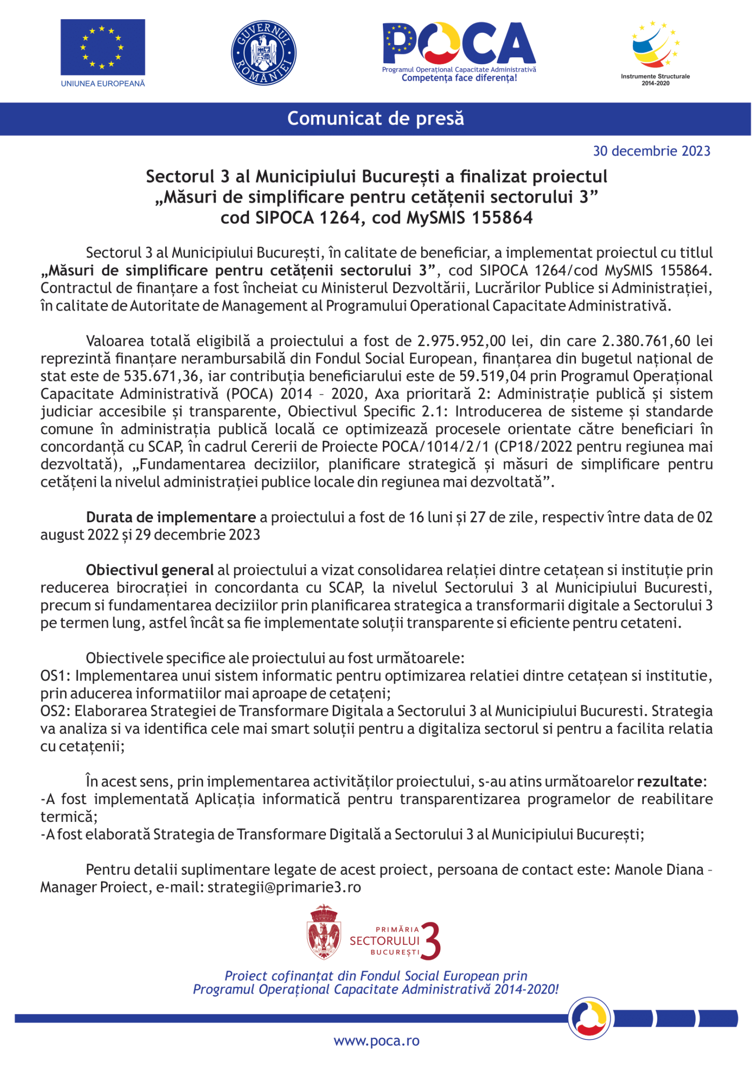 comunicat de presa sector 3- 30 decembrie-1-min
