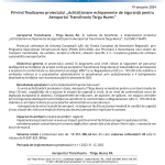 Comunicat finalizare Aeroportul Transilvania Targu Mures 19 ianuarie-1-min