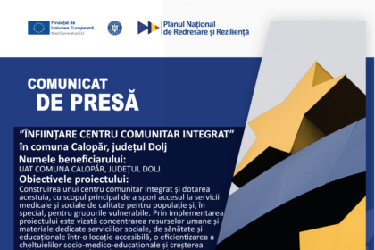 comunicat de presa online Calopar