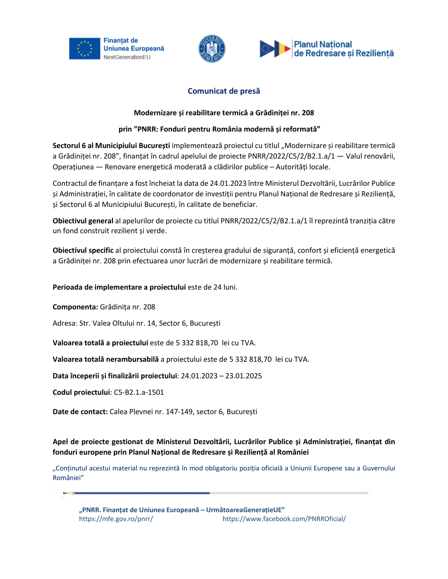 Comunicat presă_Gradinita 208-1