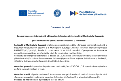 Comunicat presă_Renovare energetica Runda 1, Componenta 5-1