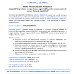 Comunicat de presa Dobrovat