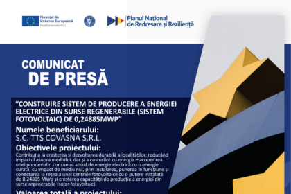 comunicat de presa online TTS Covasna