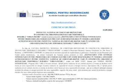 1. Anunț de presă demarare proiect F.M._URBAN