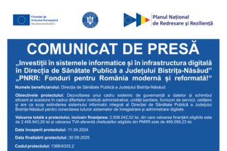 Comunicat de presa online 1 zi curierul national DSP BISTRITA PNRR 2024 V3