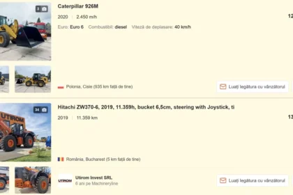 vanzare utilaje