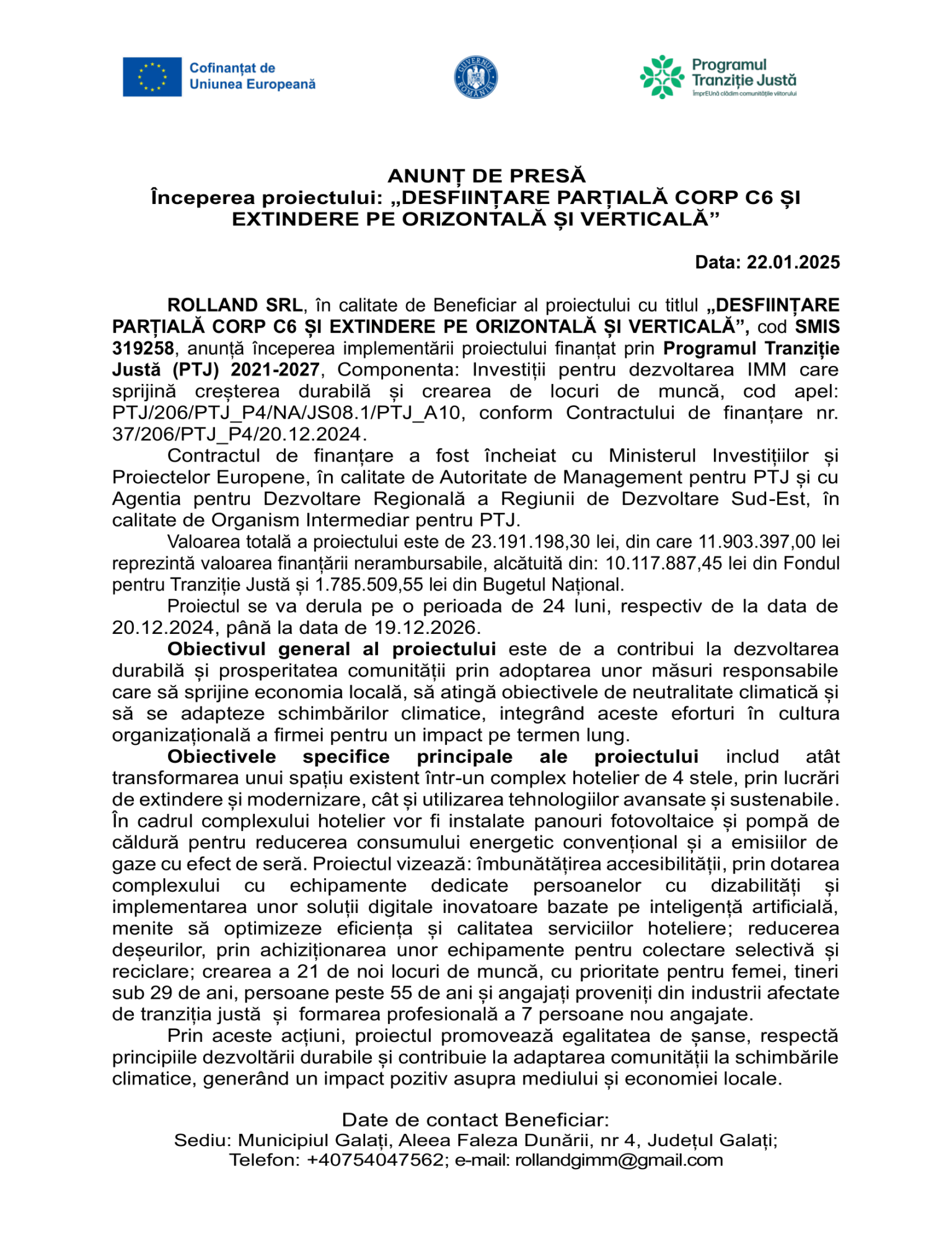 anunt-incepere-rolland