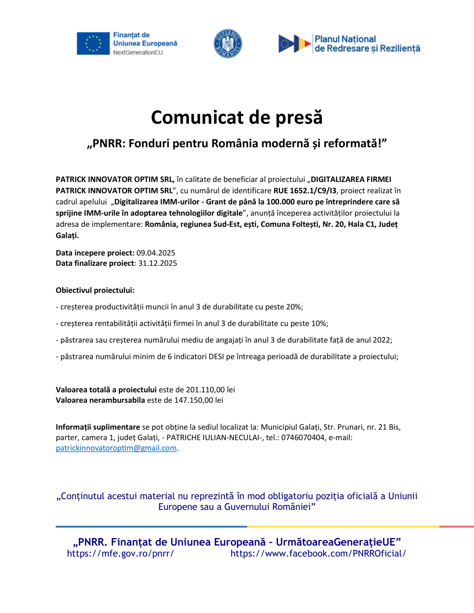 anunt-de-presa-patrick-innovator-optim-srl