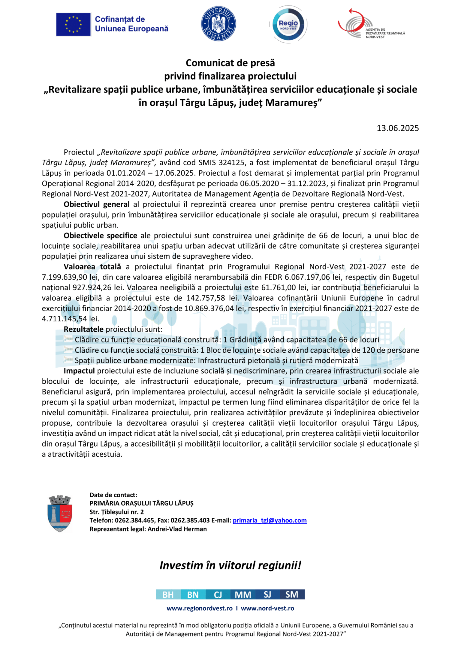 comunicat-de-presa-regio-nord-vest-Târgu-Lăpuș