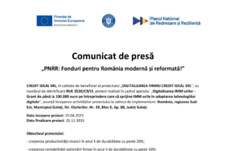 Anunt de presa CREDIT IDEAL SRL-1