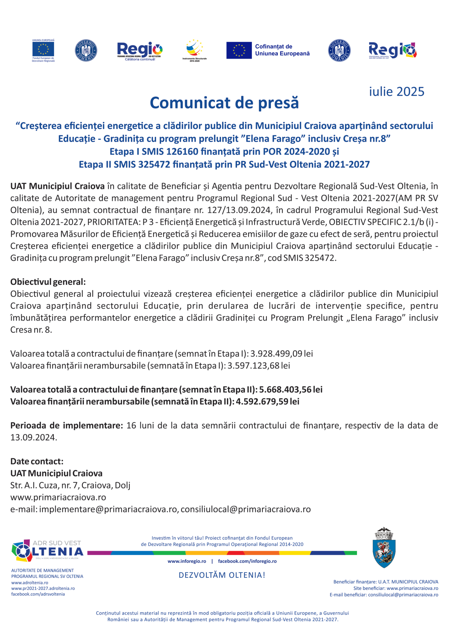 comunicat-craiova-elena-farago-sud-vest-oltenia