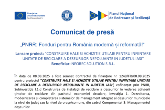 Comunicat NEOREC SOLUTION