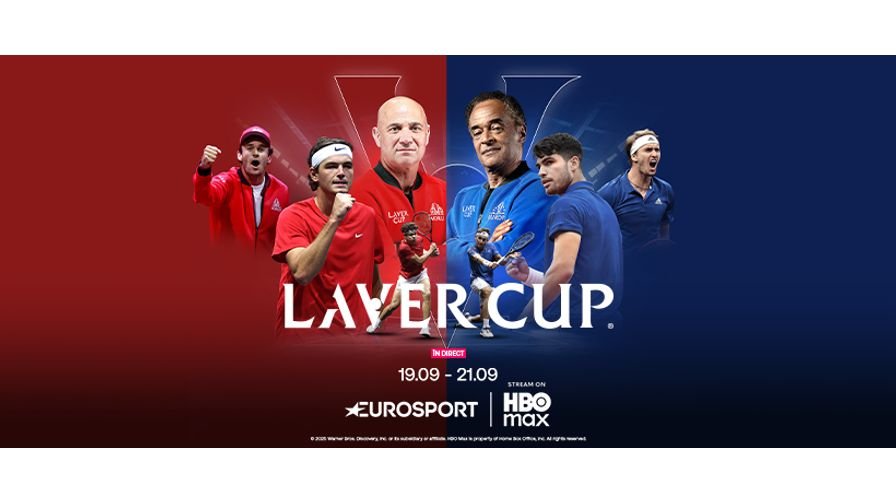 Eurosport și HBO Max transmit în exclusivitate Laver Cup 2025 în acest weekend