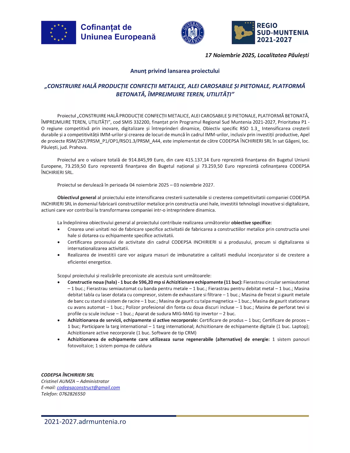 anunt-de-presa-lansare-332200-codepsa-avizat