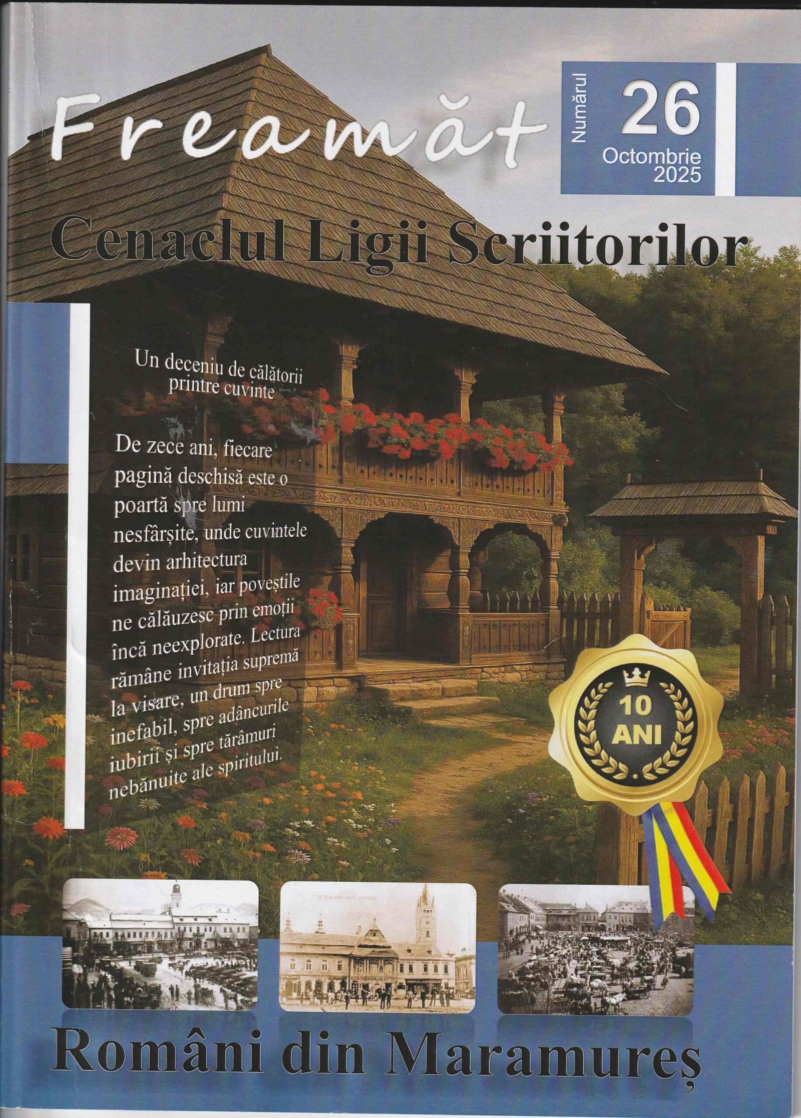 Revista FREAMĂT, nr. 26 / octombrie 2025 – o tribună a spiritului maramureșean