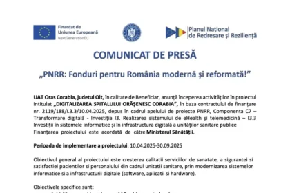 comunicat-pnrr-digitspital-corabia