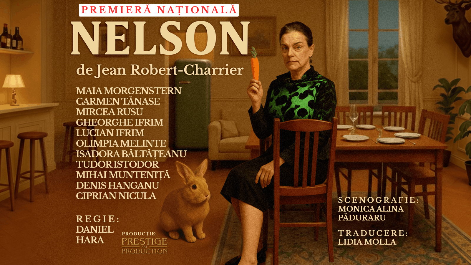 Premiera comediei „Nelson” și spectacolele „All inclusive” și „Fă-mi loc!” deschid programul teatral al lunii februarie