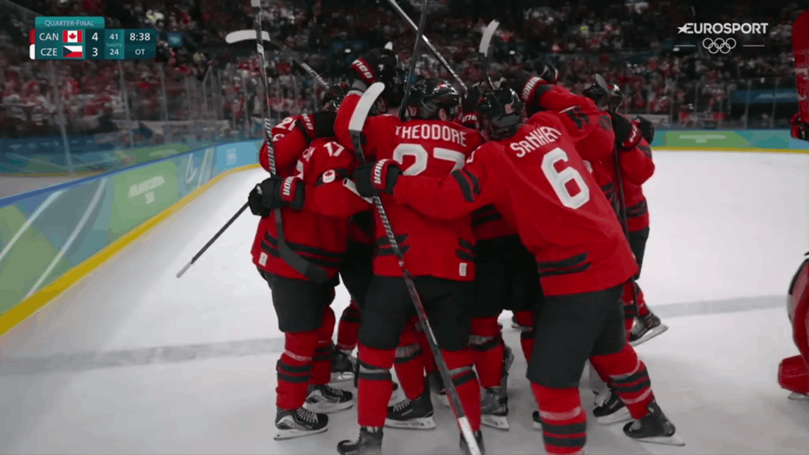 JO Hochei: Canada și Finlanda se califică in extremis în fața Cehiei, respectiv a Elveției