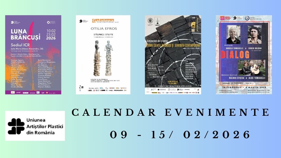 Evenimente de arte vizuale recomandate de UAP