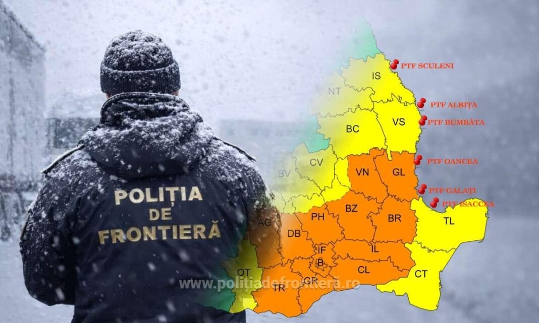 Avertizare meteo: posibile dificultăți în traficul din zona de frontieră