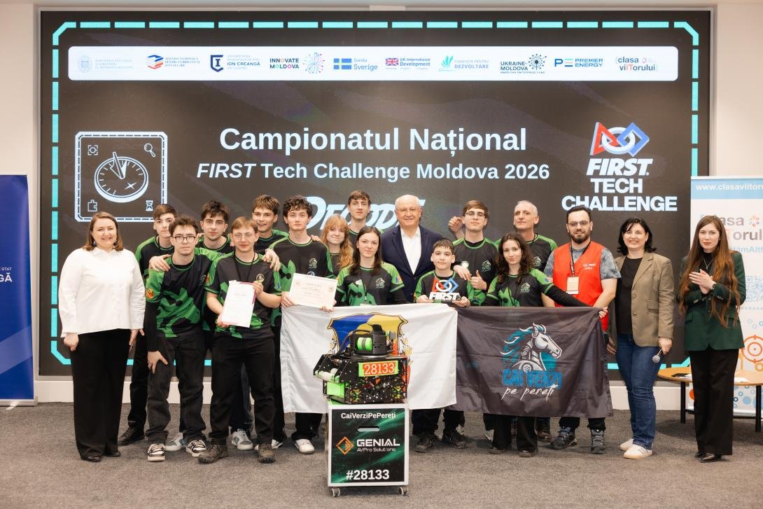 Republica Moldova a găzduit primul Campionat Național FIRST Tech Challenge, promovând echipele de robotică de top pe scene globale