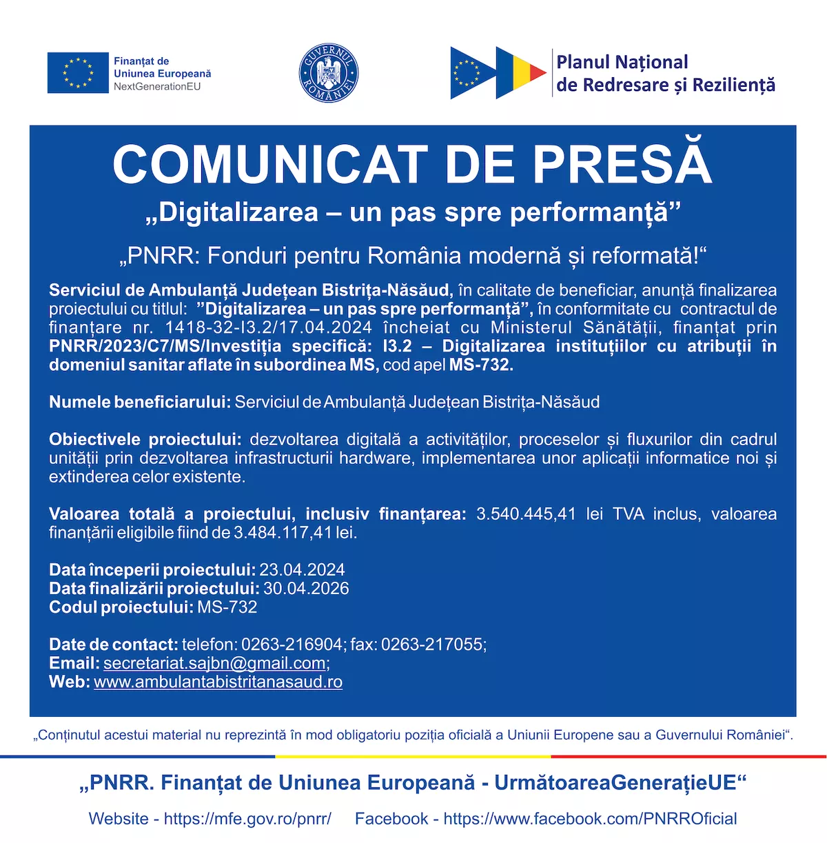 „Digitalizarea – un pas spre performanță”