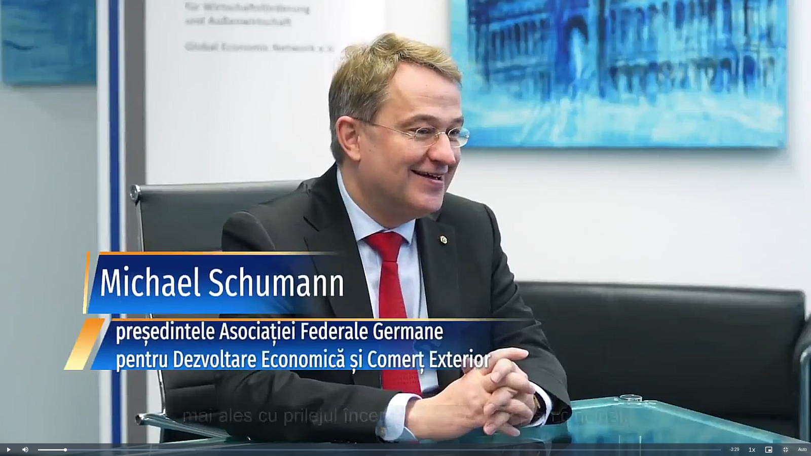 Michael Schumann: Sunt încrezător în creșterea economiei chineze