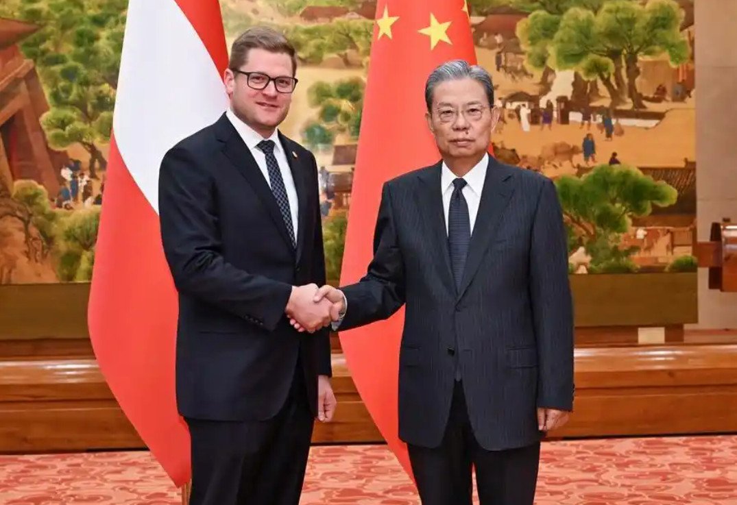 Zhao Leji a primit o delegaţie din Austria