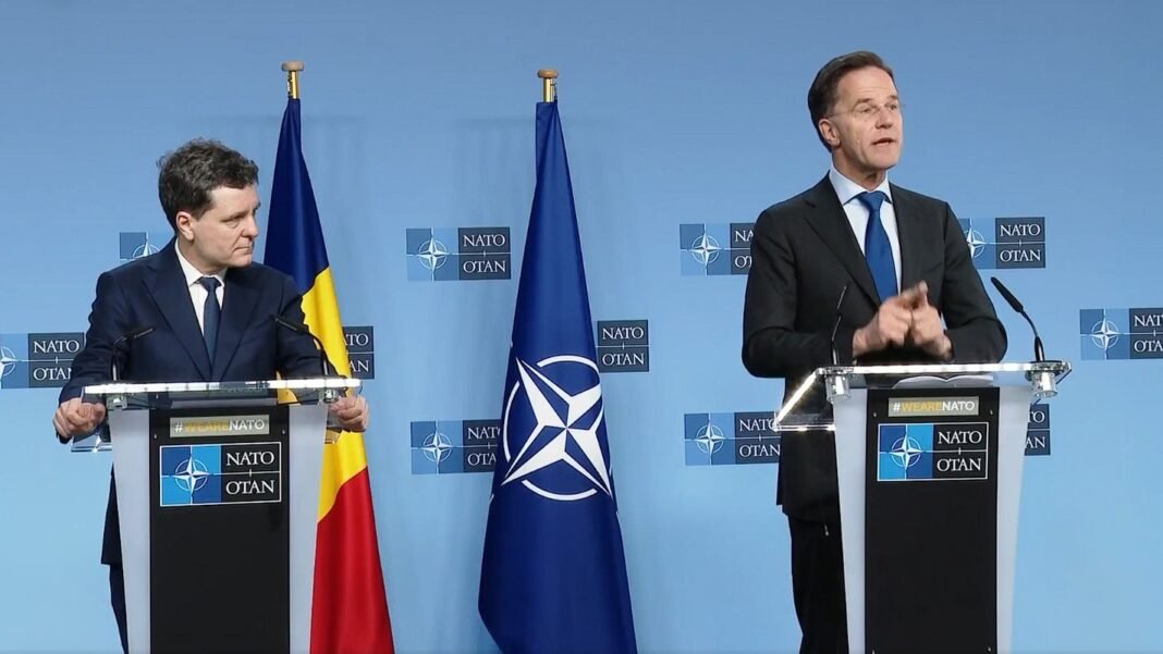 Preşedintele Nicușor Dan s-a întâlnit la Bruxelles cu secretarul general al NATO, Mark Rutte