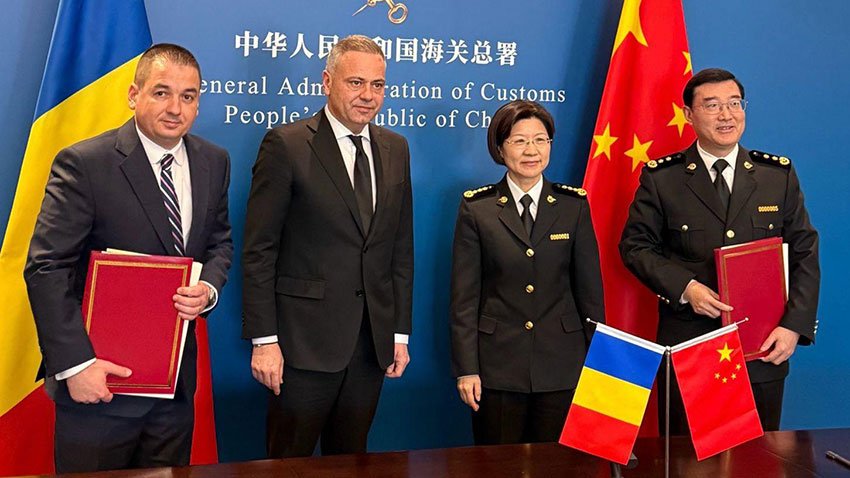 Parteneriat pentru exporturi: Președintele ANSVSA, dr. Alexandru Bociu, a semnat în China trei protocoale pentru accesul produselor românești pe piața asiatică