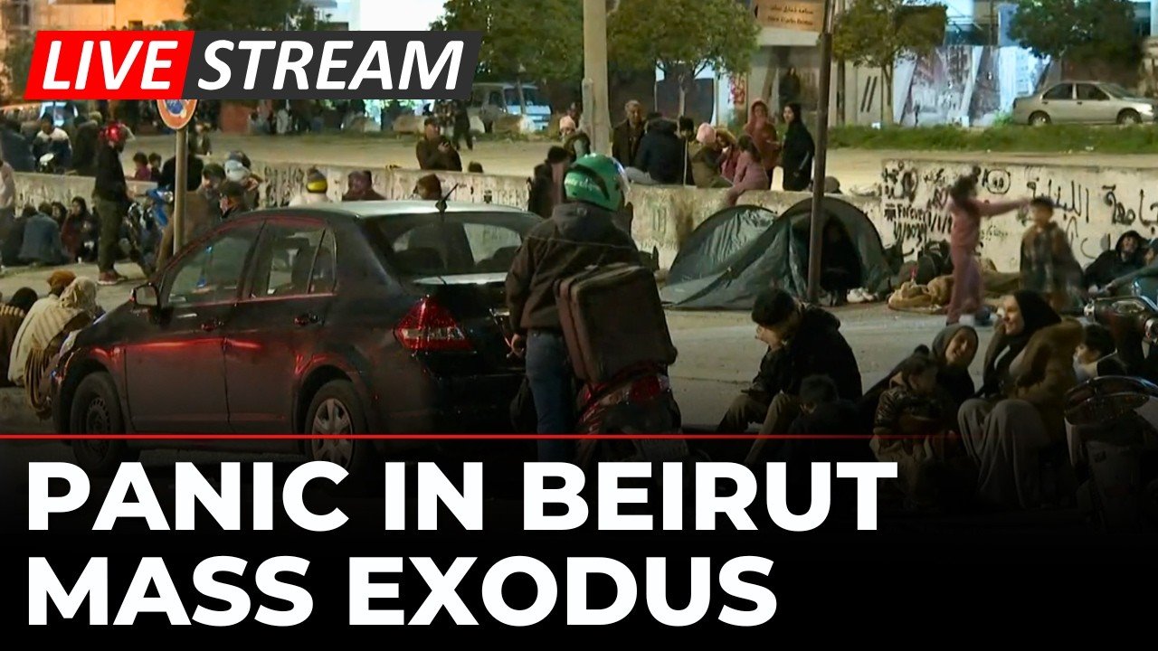 Panică în Beirut după ordinul de evacuare emis de Israel: sute de mii de oameni fug din suburbiile sudice