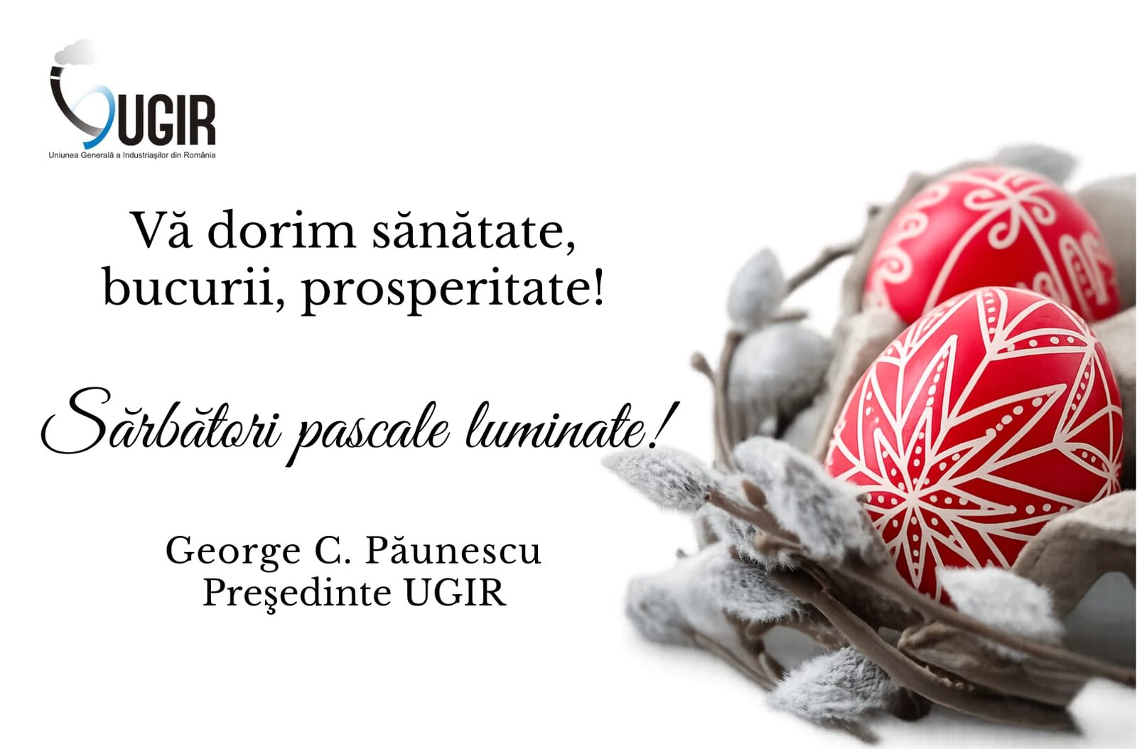 Sărbători pascale luminate!