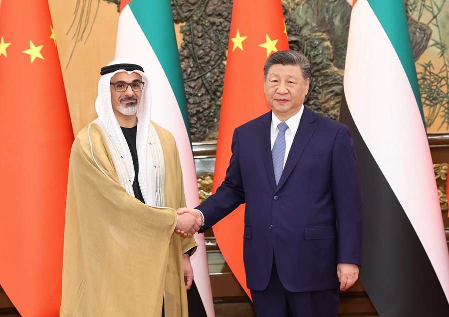 Xi Jinping, întâlnire cu Khaled bin Mohamed Al Nahyan la Beijing