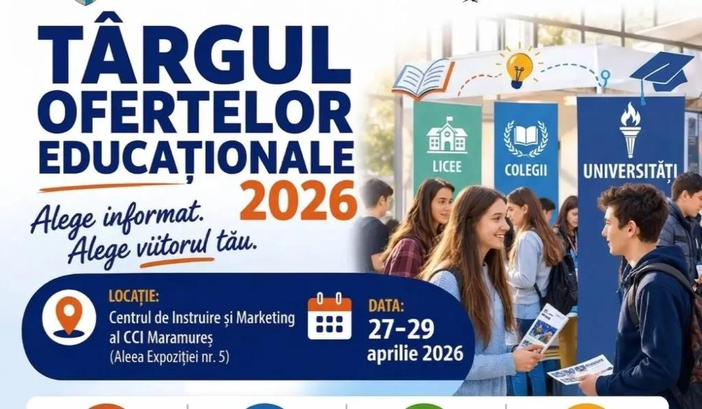 UGIR Filiala Maramureș – prezentă la „Târgul Ofertelor Educaționale 2026”